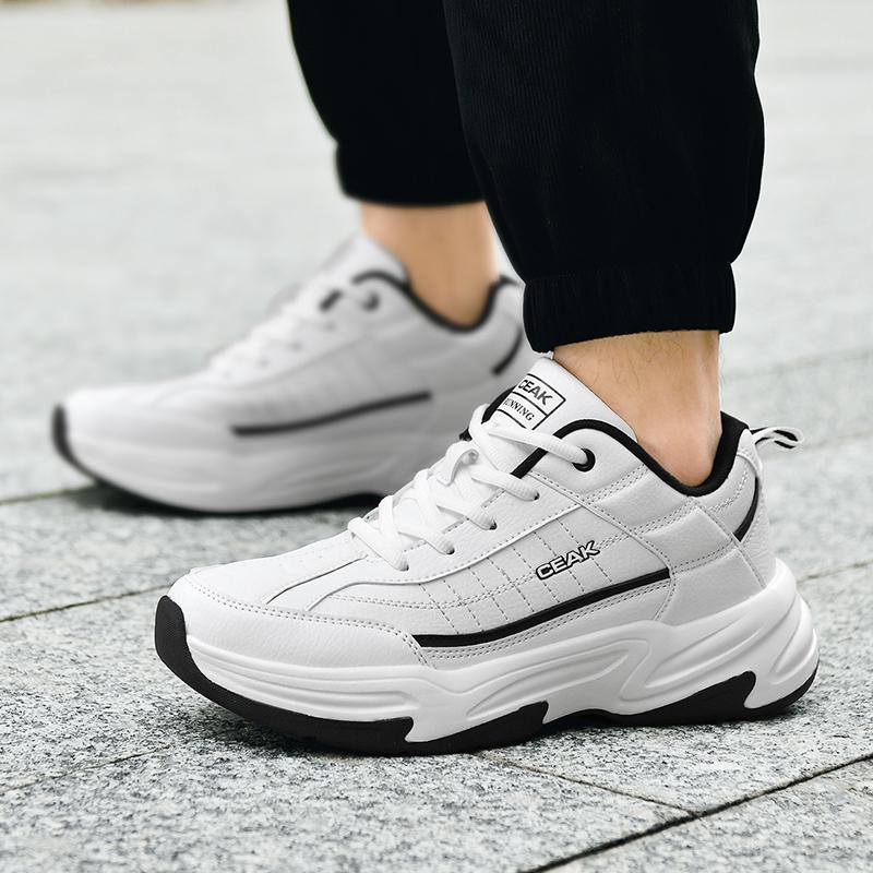 Men's Four Seasons Outdoor Casual Sneakers Light Breathable Soft-sole Speed Running Shoes Fashion Students Racing Sports Shoes