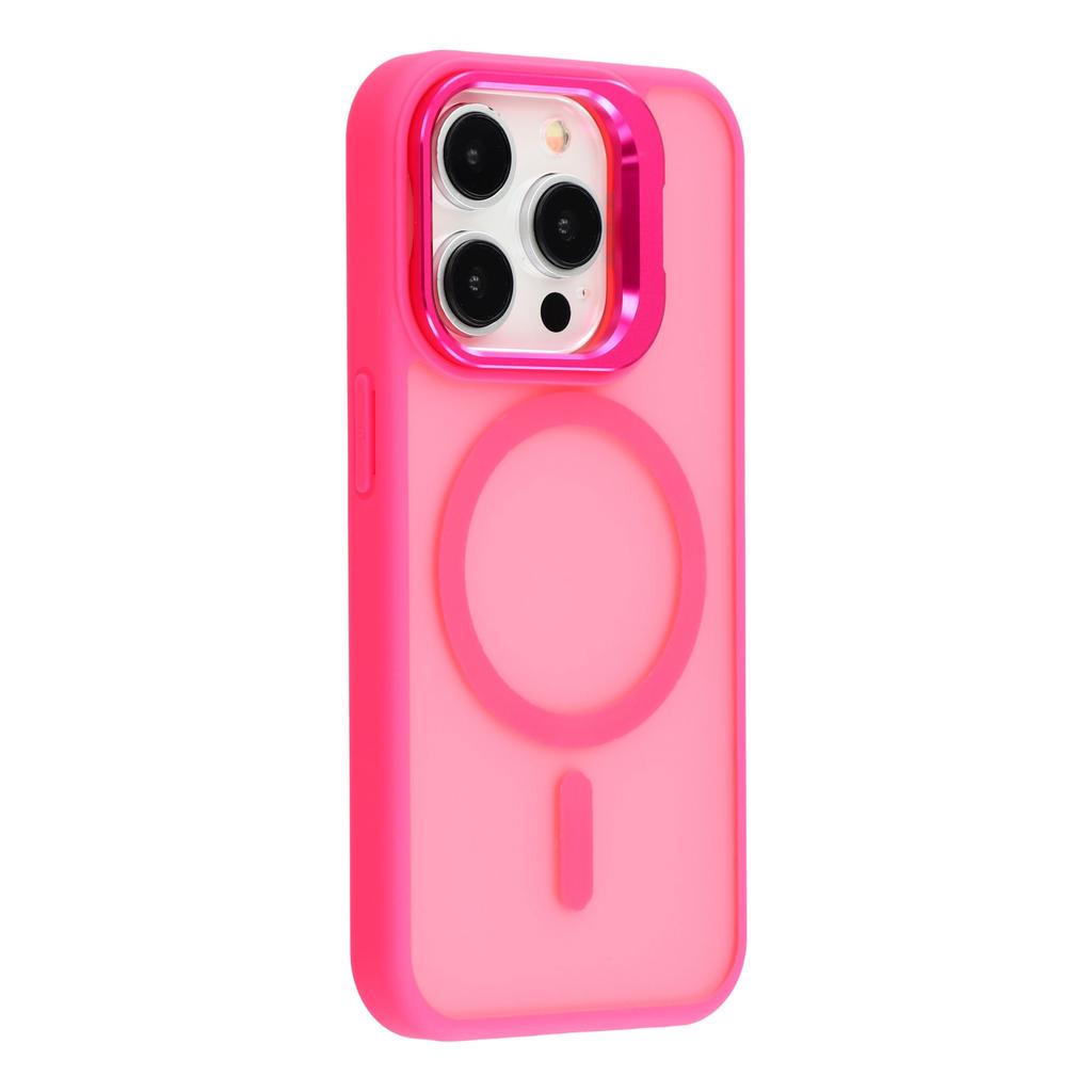 For iPhone 13 Pro Case Compatible with MagSafe Lens Kickstand TPU + PC Matte Phone Cover