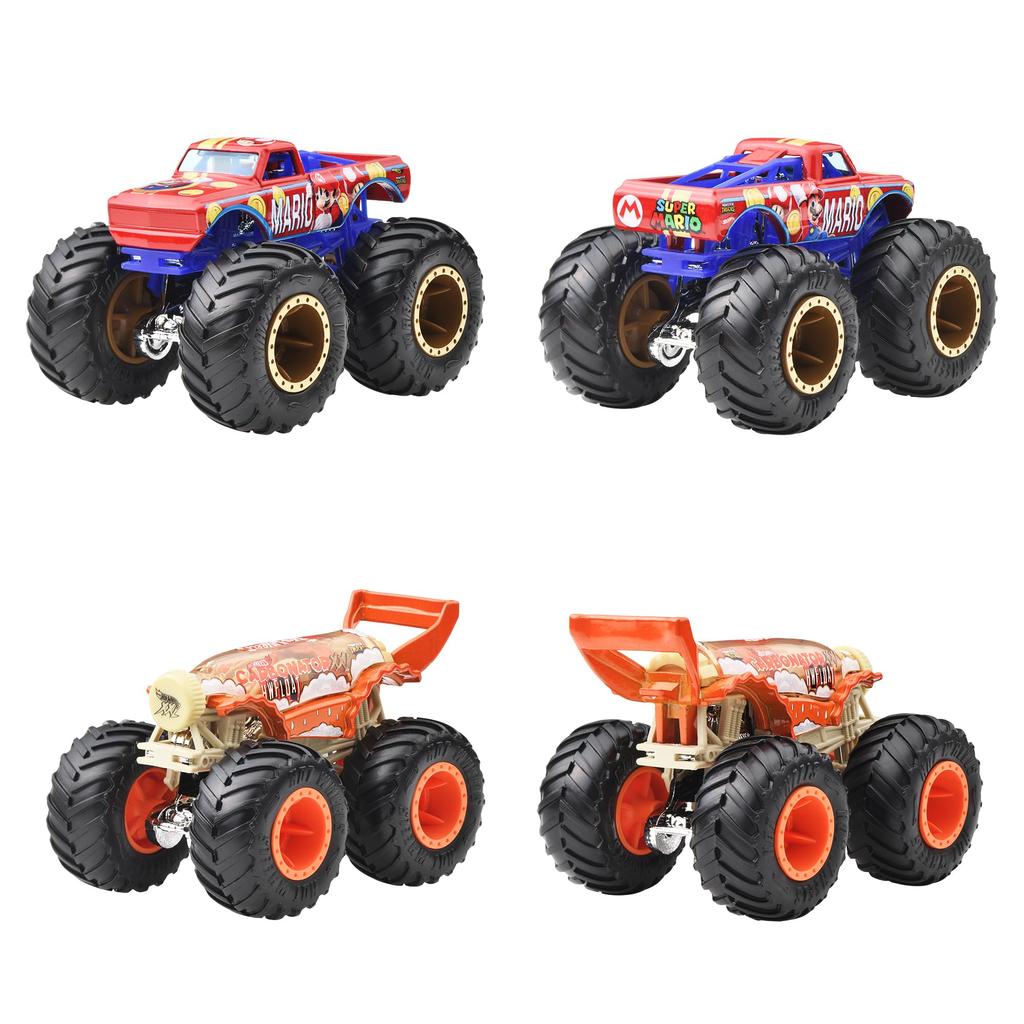Hot Wheels Monster Truck 1:64 Assorted Vehicle Toys, Mini Cars, 8-Car Box, Ages 3+, Multi-Purpose, FYJ44-983K
