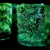 Kubagasaya Ryukyu Glass Ryukyu Glass Rocks Glass with Fluorite Okinawa Souvenir Firefly Coral Glass Water Luminous Glowing