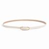 PU Leather Slim Belt Thin Dress Belt Simple Waist Belt  Women Accessories