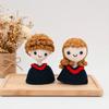 Handmade Graduation Crochet Doll, Knitting Cartoon Boy Girl Graduates Toy Decoration, Grad Gifts for Him, Her, Class of 2026 Students