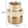Brass M22-14mm X 1/4 Inch Pressure Washer Adapter Quick Connection & Disconnect For Power Washer Hose Pump