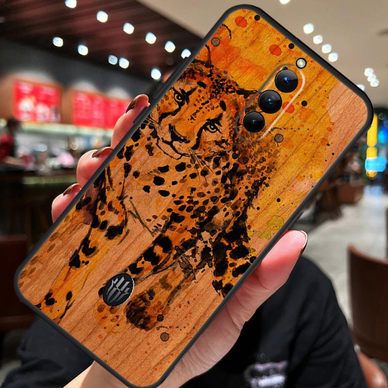 Deer Lion Elephant Wood Animal Case For ZTE Nubia Red Magic 10S 10 8 9 8S 9S 11 Pro Plus 10 Air 5G 6R 6 7 6S 7S Pro Cover