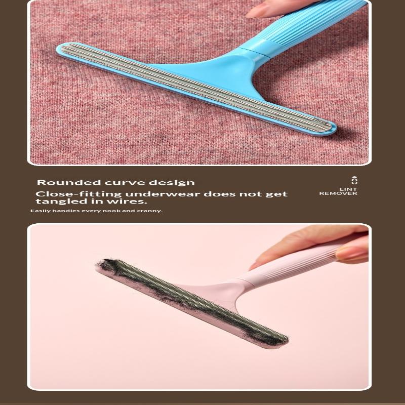 Portable Lint Remover Pet Hair Remover Brush Manual Lint Roller Sofa Clothes Cleaning Lint Brush Fuzz Fabric Shaver Brush Tool