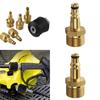High Pressure Water Guns Quick Connection Brass Adapter Fitting Coupler Leakproof Design Compatible With Multiple Brands