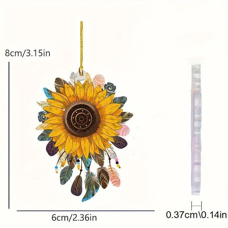 

Ретро Акриловый Подвесной Автомобильный Кулон Подсолнух Standard