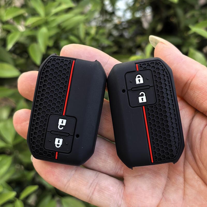 Key Case For Suzuki Swift Gxl Sport Katana Vitara Ignis Jimney Xl7 Ertiga Silicone Holder Car Accessories Keychain Key Cover Fob