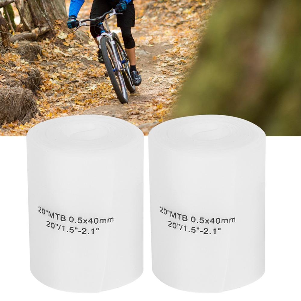 2Pcs 20 Inch Tire Protection Pad Polyurethane Bike Tire Puncture Proof Belt  Bicycle Accessory