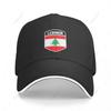Multifunction Lebanon Flag Shield Sandwich Baseball Cap Unisex Sports Casual Caps Golf Hat Fishing Outdoors