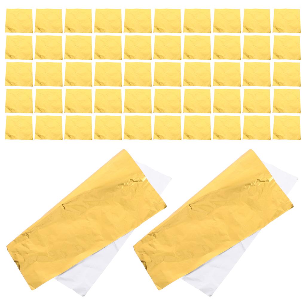 100 szt. batoników czekoladowych, folii aluminiowej, papieru do grillowania, karmelu, złotego liścia, panny młodej, aluminium