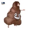 Aufblasbares Kackhaufen-Kostüm für Halloween, Cosplay und Partys
