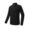 FILA Golf Series Fashion Sports Comfortable Solid Color Knit Long Sleeve Polo Shirt Men tops A11M545201FBK