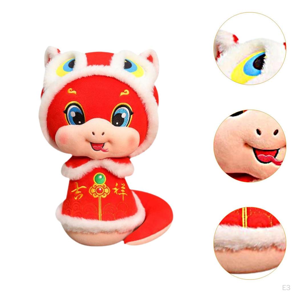 Chinesisches Jahr Plüsch Schlangenfigur Spielzeug für Schlafzimmer