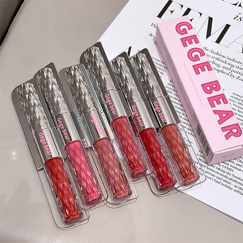 Gege bear Non Stick Long Lasting Lip Glaze Hydrating Water Gloss Mirror Finish Perfect For Summer Pout