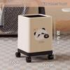 Boyiduo Light Luxury Panda Square Trash Can