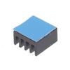 10Pcs  8.8X8.8X5Mm Black Aluminum Heatsink Cooling Radiator With Thermal Pad