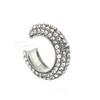 Fashion C Shape Round Cartilage Clip Earrings For Women Fake No Pierced Earrings Crystal Rhinestone Geometric Jewelry Gold