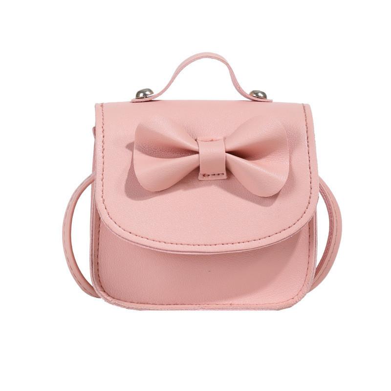 Bolsa de Ombro Infantil Estilosa Com Design de Laço Fofo Perfeita Para Uso Diário de Meninas e Meninos