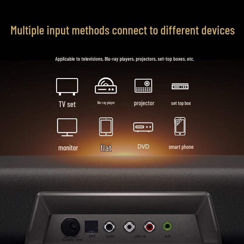 EDIFIER B2SW 2.1 Channel TV Soundbar with Subwoofer