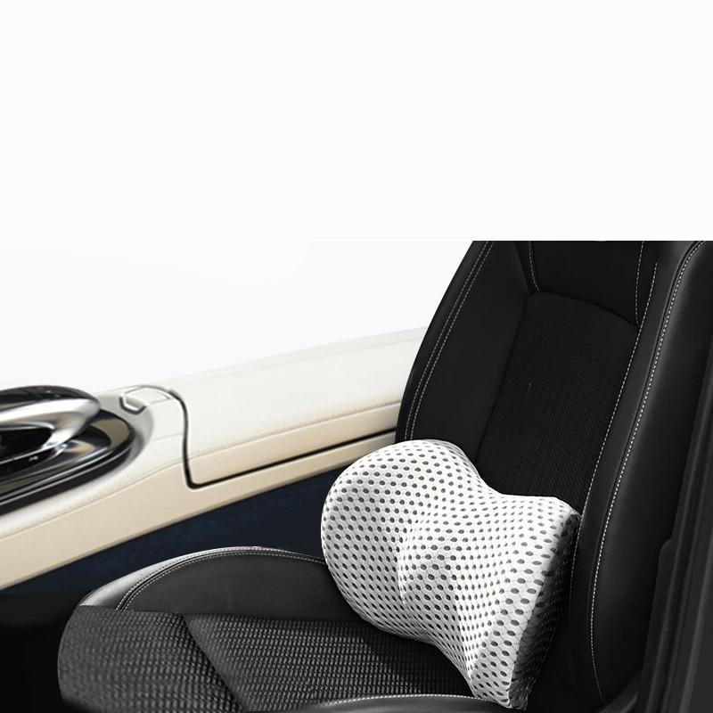 Car Headrest Pillow Support Travel Universal Soft Neck Pillows Cushion Memory Foam Car Lumbar Back Support Auto Headrest
