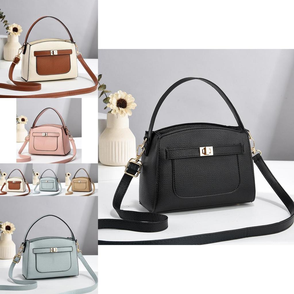 Chic Summer Small Square Bag For Women In Trendy Color Block Soft Leather With Zipper Closure
