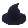 Fashion Vintage Witch Hat Party Halloween Wool Knit Hat Portable Festival Decoration for Women