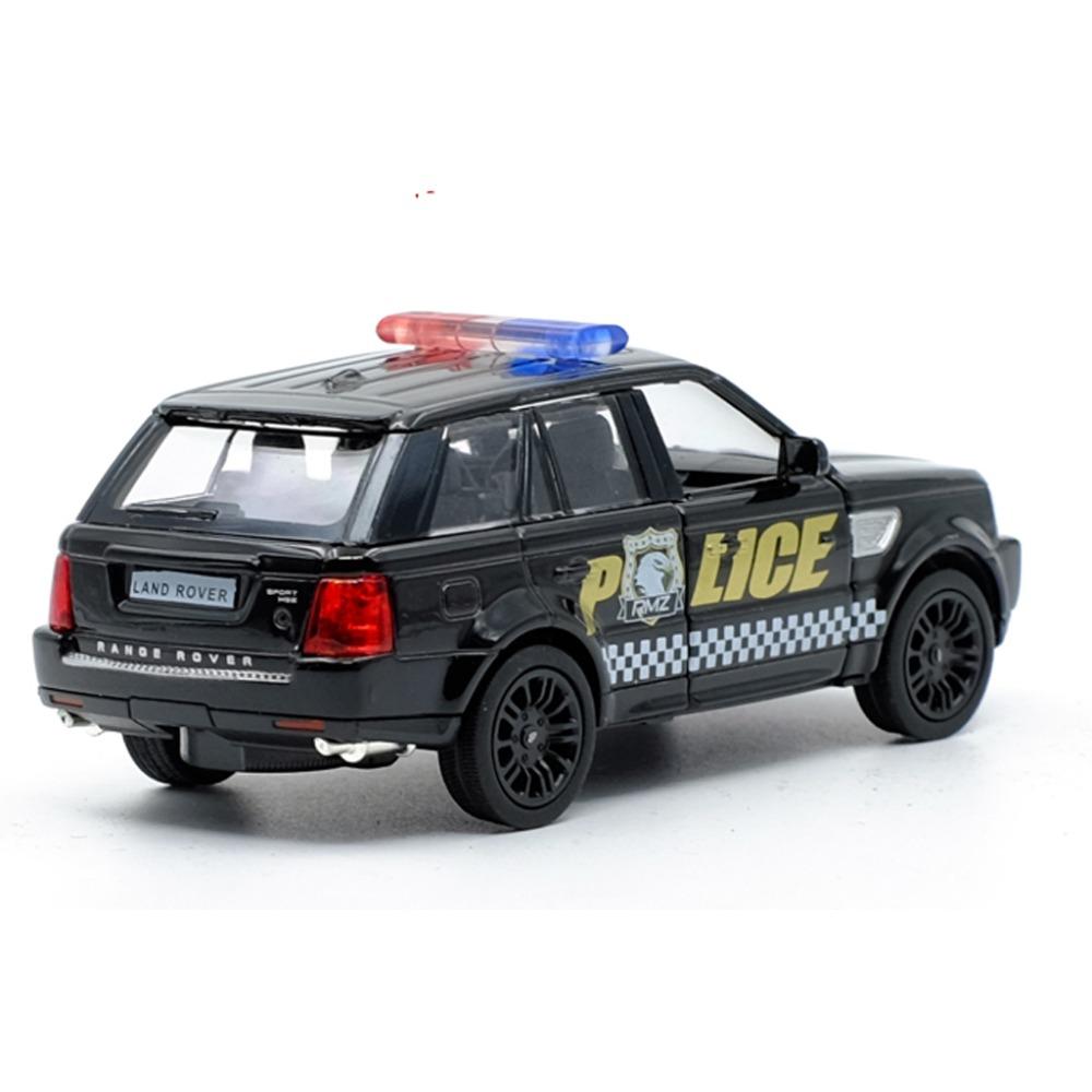 1/36 Scale Land Rover Range Rover Police SUV Vehicle Toy Car Alloy Diecast Car Model Toy with Pull Back for Children Gifts Toy Collection