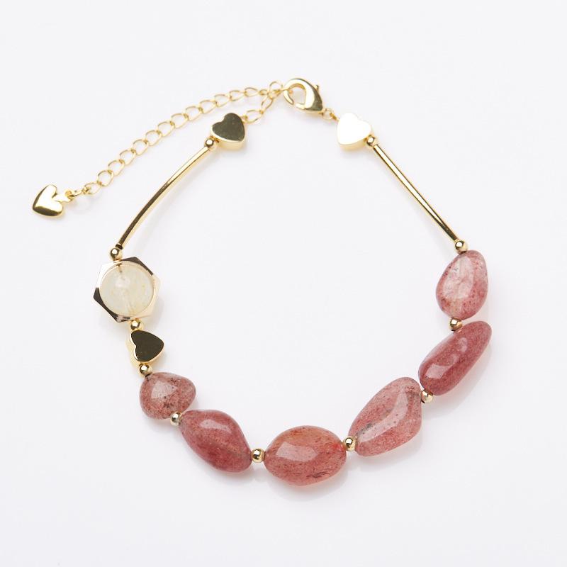 

Женский многослойный браслет из бусин из счастливого кристалла - Летние украшения высокого класса