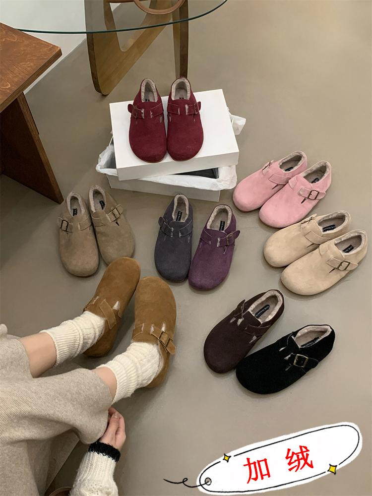Shoes Woman 2025 Female Leather Comfy Flats Loafers Trotter Moccasins Potato Shoes with Arch Support New London Clogs for Girls