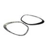 2x Car Lamp Ring Cover Case Replacement Headlight Frame Cover Housing Decoration Stickers for R60-Countryman John-Cooper