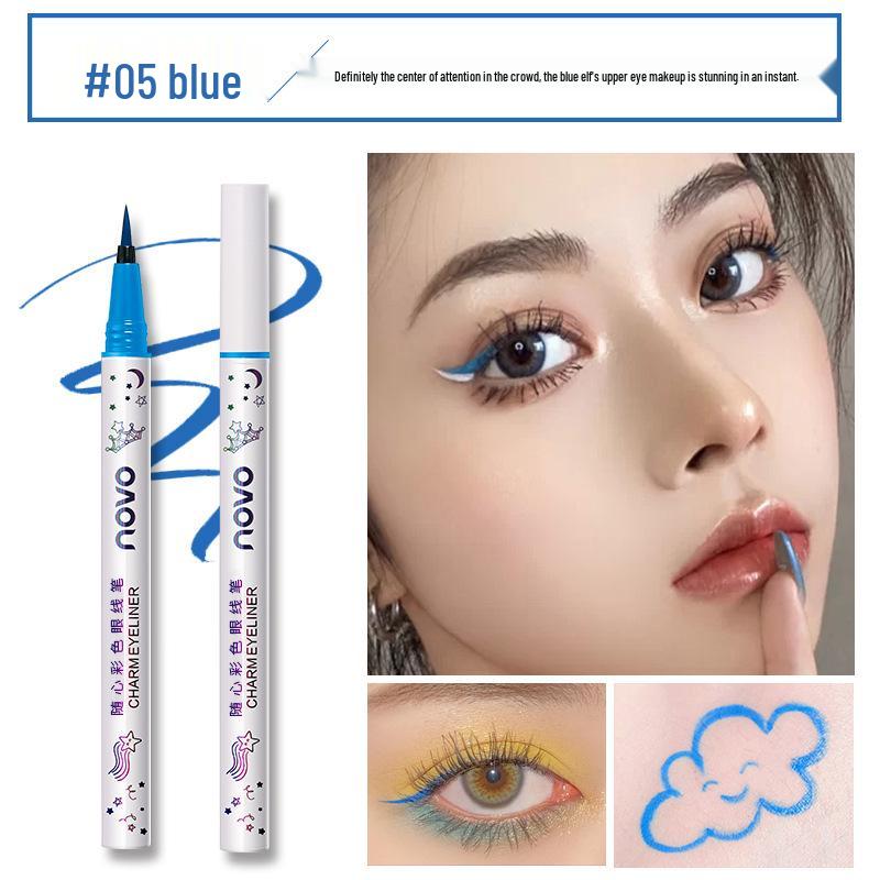 

NOVO5375 Versatile Color Eyeliner, Fine Tip, Long-lasting, Smudge-proof, for Daily and Creative Looks.