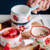 Cute Ceramic Milk Jug With Handle Espresso Cup Milk Cup Seasoning Sauce Vinegar Jug Coffee Syrup Jar Dipping Bowls