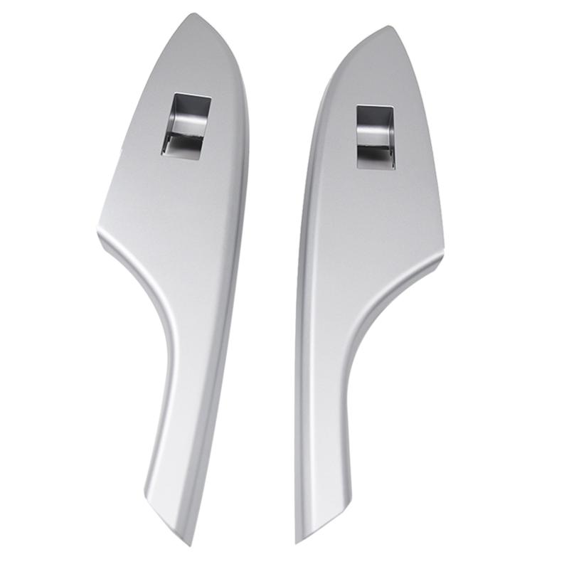 4PCS Car Door Window Switch Bezel Trim Window Glass Panel Armrest Lift Switch Button Cover for Toyota Corolla 2009-2013 -A08Q