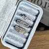European and American fashion hollow star luxury retro ethnic style flower pleated ring femininity adjustable index finger ring