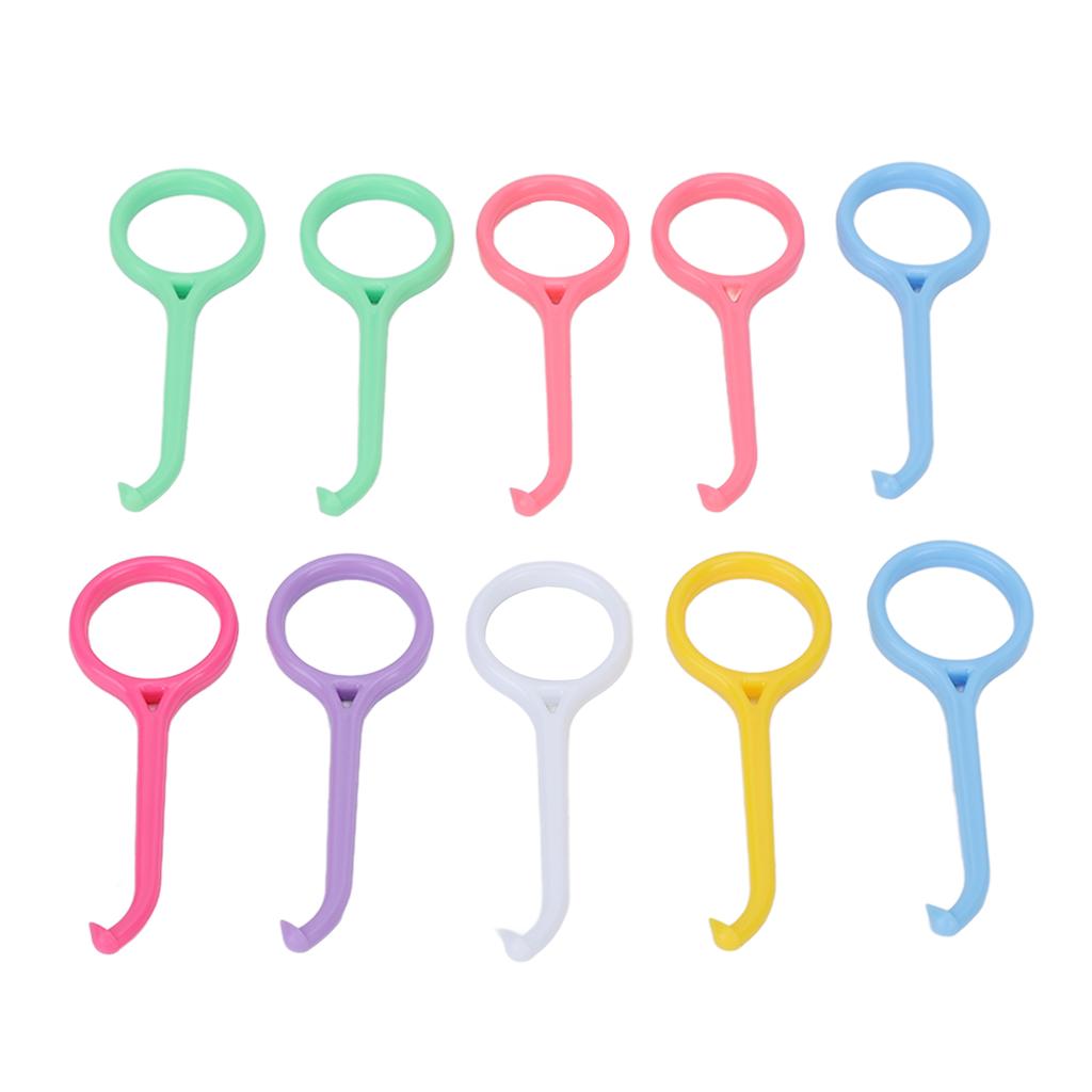 10 ks Nástroj pro vyjímání alignerů Malá velikost Snadno se vejde Péče o ústní dutinu Odstraňovač zubních rovnátek a retainerů