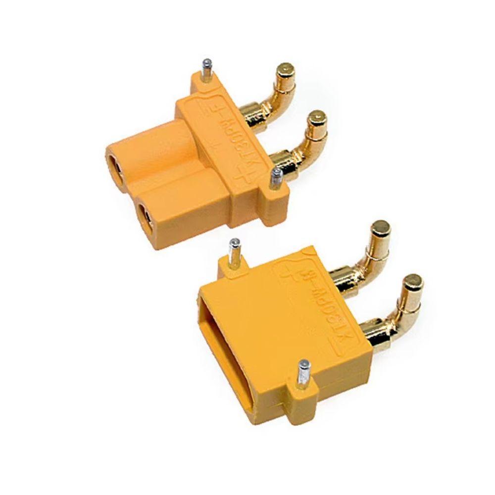 Durable Gold Plated Pin XT30PW Connector Low Resistance PA Insulation Housing PCB Mount Plug Lipo Battery Plug RC Drone Model