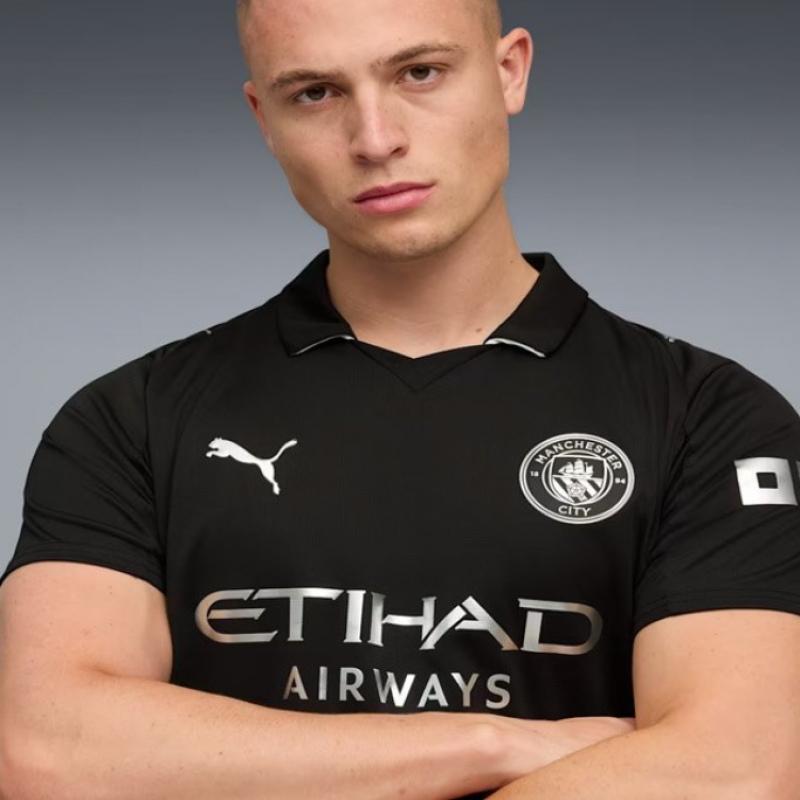 Puma Manchester City Away Replica Jersey Short Sleeve Uniform 780350 02