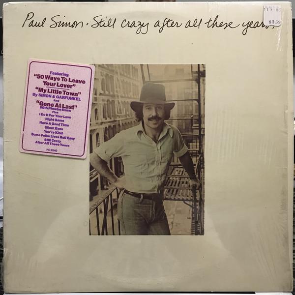 

LP Record PAUL SIMON - Still Crazy After All These Years PC33540 COLUMBIA 1975 US Rock Used