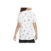 Nike Kids Logo Print Round Neck Short Sleeve T-Shirt Kids Tops White FD3968-100
