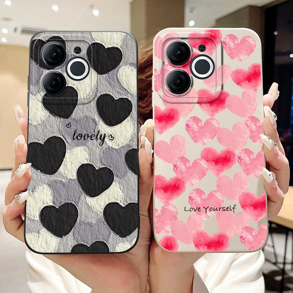 For Itel A80 Beautiful Bow Rose Painting Phone Case For Itel A80 A671L A671LC Shockproof Soft Silicone Cases