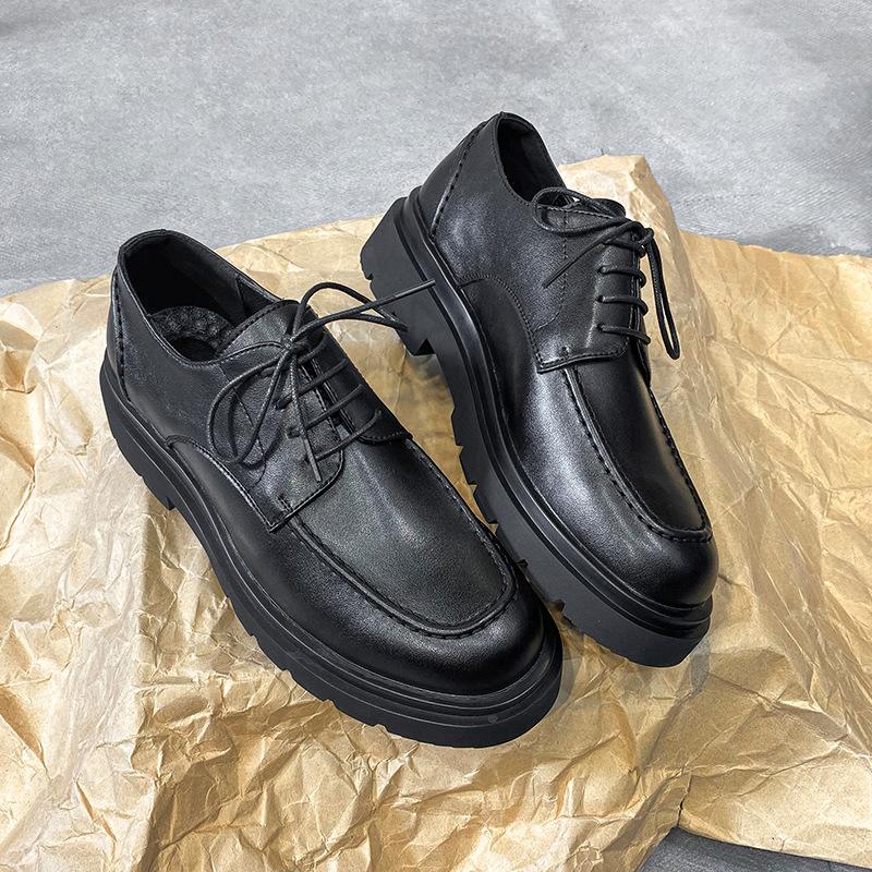 Men'S Shoes New British Men'S Casual Business Dress Inner Height Increase Youth Suit Leather Shoes Men'S Korean Version 86226-T