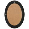 Baroque style wall mirror 50 x 70 cm black