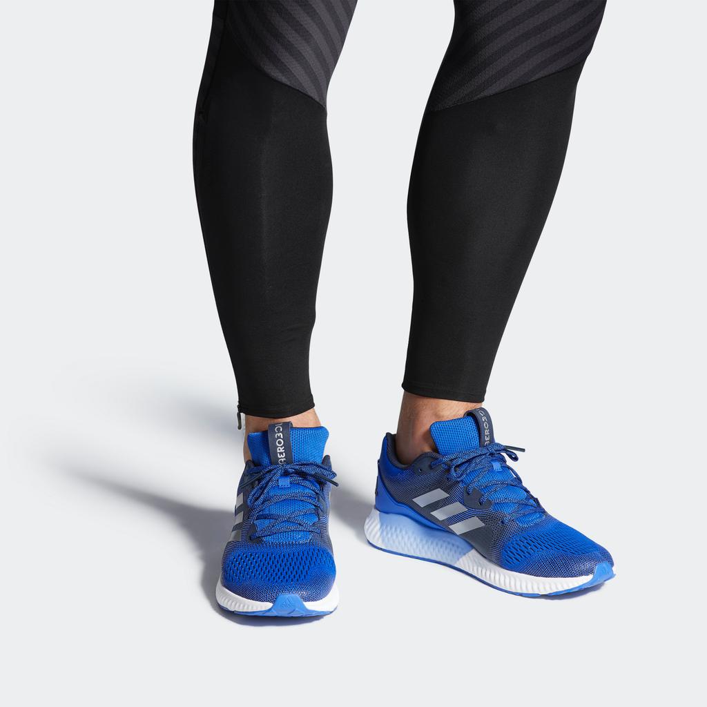 Adidas Aerobounce St Comfortable Non-Slip Running Shoes Men Sneakers Blue Silver CG4615