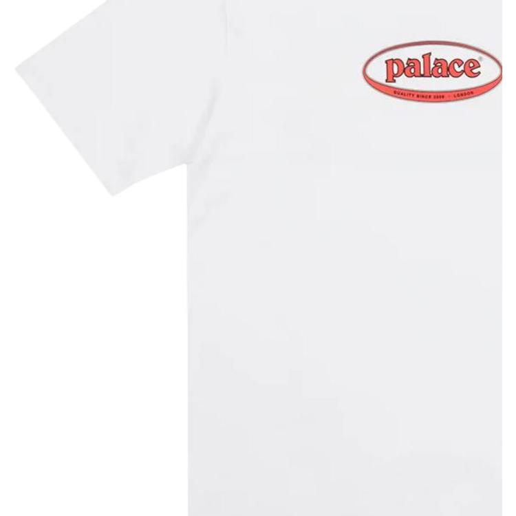 Palace Quality T-Shirt White Unisex Tops P23TS136
