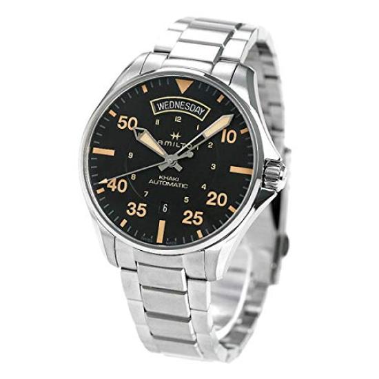 

HAMILTON Watch Khaki Pilot Automatic Winding Black H64645131 [Hamilton] Men s [Item]