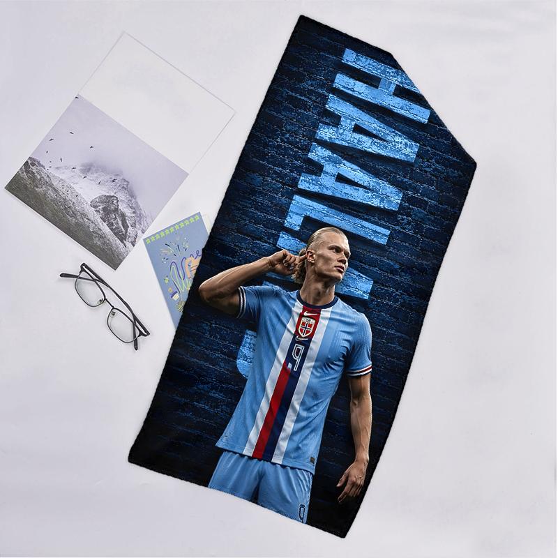 Haaland Fashion Beach Towel: Ideal for Summer Adventures Soft, absorbent and quick drying suitable for swimming and bathing
