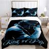 Michael Jackson Copripiumino Rock Federa Set Biancheria da Letto Adulto Ragazzo Ragazza Decorazione Camera da Letto Bambini Singolo Matrimoniale Grande Dimensioni
