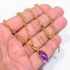 Sage Amethyst Gemstone Handmade 925 Sterling Silver Jewelry Necklace 20" GK-7625