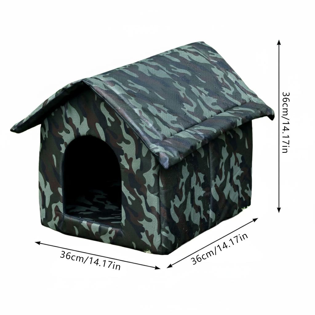Cat Shelter Outdoor Waterproof And Insulated Cat House Stray Cats Thickened Warm Tent All-season Universal For Stray Cats Dogs